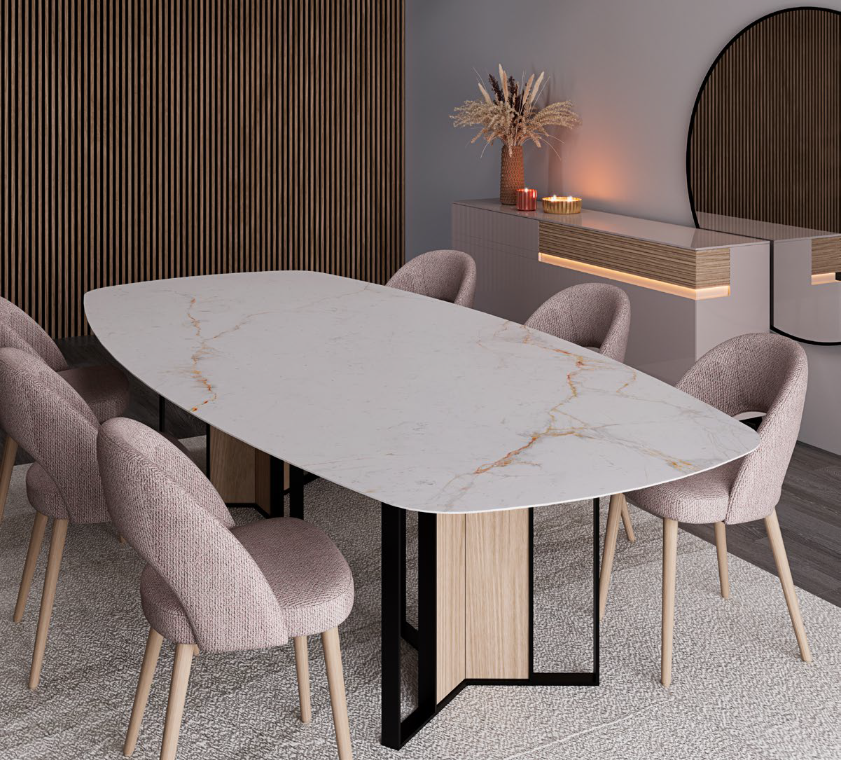 Mesa Fixa da linha Amore